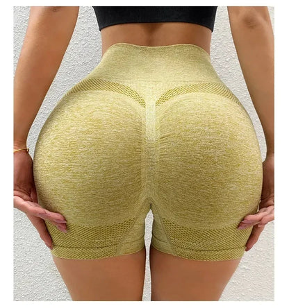 Short Gym Women‘s Gym Shorts High Elasticity Yoga Clothing Absorbent Short Sets Push Up Pants Cycling Jogging Fitness Legging.