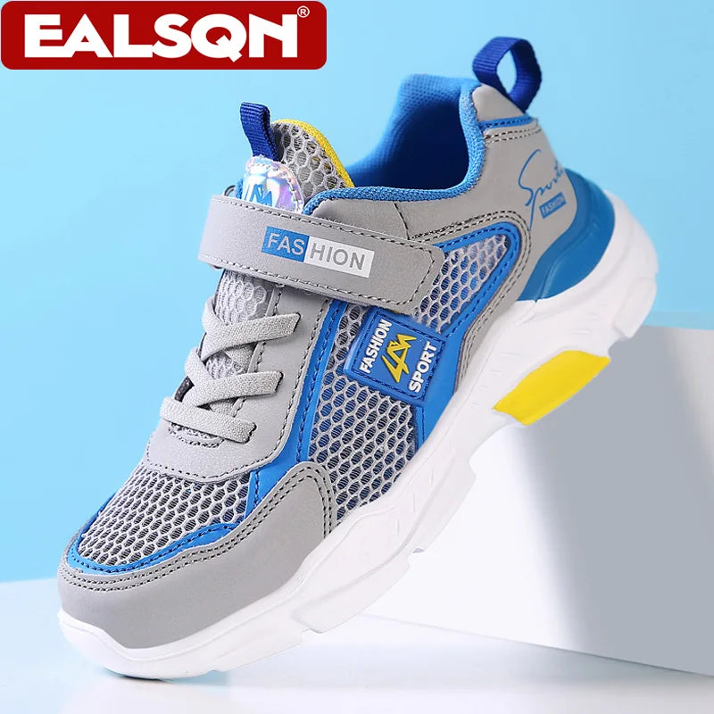 4 Color Kids' Breathable Mesh Sneakers Non-Slip School Sports Shoes for Boys Girls Lightweight Casual Walking Shoes.