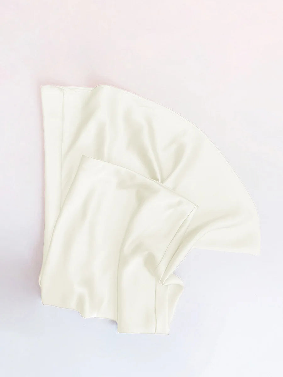 French Style Chic Women's Acetic Acid Satin Flowy High Waist Hip Hugging Skirt for Spring/Summer Fishing Tail Skirt A-line Skirt.