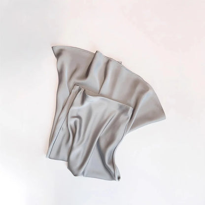 French Style Chic Women's Acetic Acid Satin Flowy High Waist Hip Hugging Skirt for Spring/Summer Fishing Tail Skirt A-line Skirt.