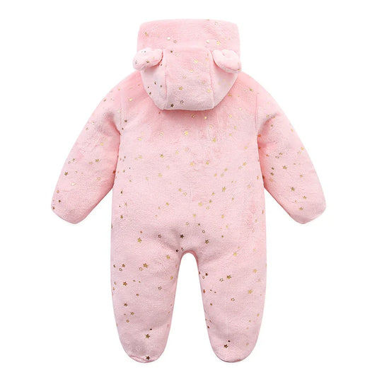 Neugeborenen Baby Kleidung Flanell Herbst Winter Baby Jungen Mädchen Strampler Cartoon Neugeborenen Body Weiche Warme Overall für Babys 0-12M.