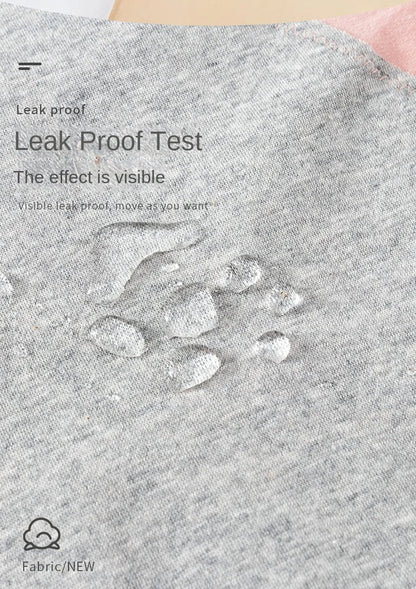 Women's Panties UnderwearLeakproofBreathable Briefs MenstrualPants PlusSizeWaterproof Mid Waist Organic Cotton Protective Briefs.