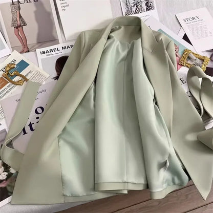 Blazer für Damen, Frühling und Herbst, neu in der Oberbekleidung, Bürodame, modische Blazer, lockere Passform, Damenbekleidung, Mäntel, Damenjacke.