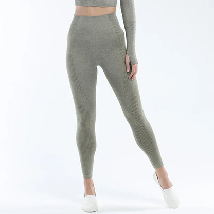 Vital Seamless Leggings Women High Waist Yoga Pants Tummy Control Workout Slim Hip Up Stretchy Leggings Booty Sport Tights.