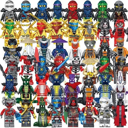 Hot Toys Anime Characters 24 Pieces Ninjago Mini Figure Building Block Toys Mini Doll Doll Figure Blocks Kids Toys Birthday Gift.