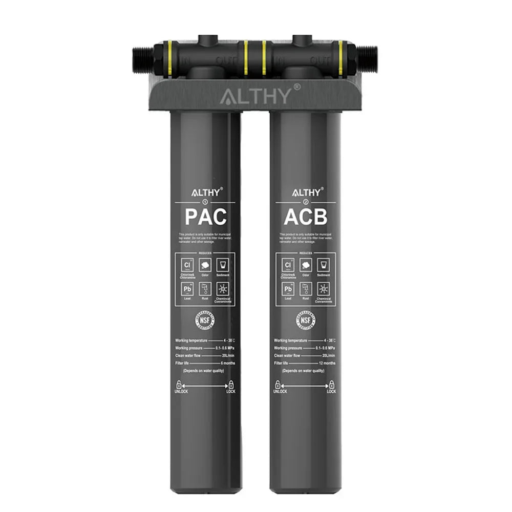 ALTHY Whole House / Commercial Water Filter Purifier System, Certified to Removes Lead, Chlorine,Sediment, Chemincal &Odor.