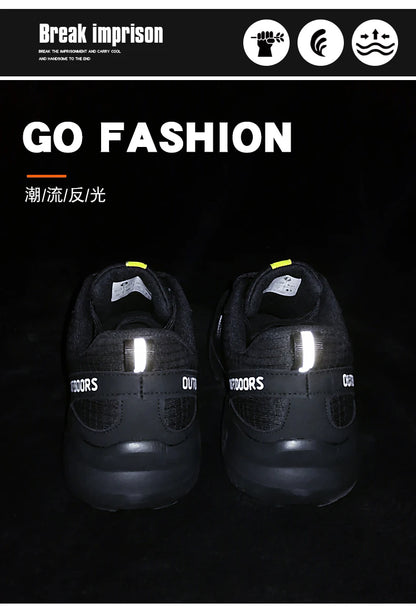 Wasserdicht Männer Wanderschuhe Outdoor Trainer Lace-up Klettern Schuhe Frauen Trekking Turnschuhe Wandern Jagd Taktische Turnschuhe.