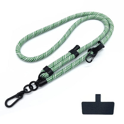 Phone Lanyard Adjustable 1 Cm Diameter Outdoor Universal Case Crossbody Shoulder Card Neck Cord Clip Hang Anti-lost Wrist Strap
