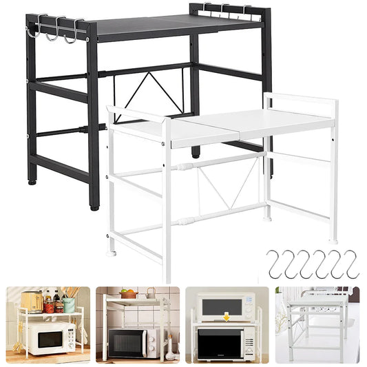 Microwave Storage Rack Microwave Oven Shelf Stand Rack Modern Kitchen Storage Rack Kitchen Microwave Organizer.