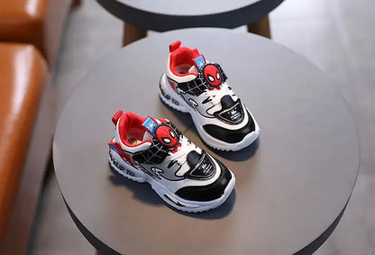 2024 New Arrival Disney Children Casual Shoes Fashion Cartoon Spiderman Boys Sneakers Kids Outdoor Shoes Sport Shoes for 1-6Y.