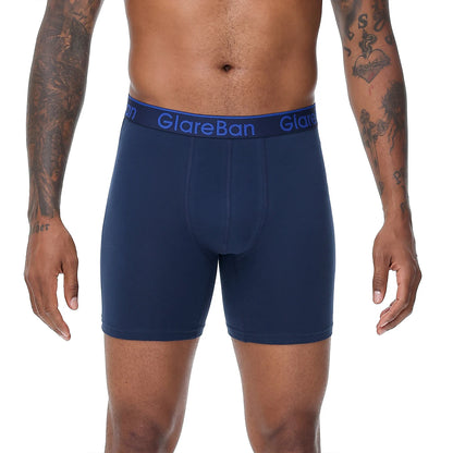 4-teiliges Set mittellange Boxershorts Herrenunterwäsche Baumwolle atmungsaktiv männliche Unterhose für Männer Homme Boxershorts Slips weiche Höschen