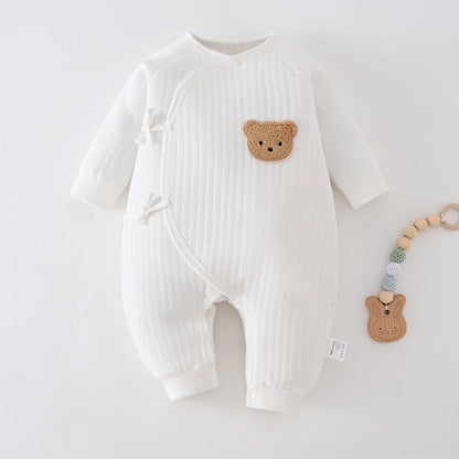 Jungen Mädchen Body Neugeborenen Winter Onesie Kleidung Baumwolle Kleinkind Hause Tragen 0-6M Verdickte Frühling und Herbst Kleidung.