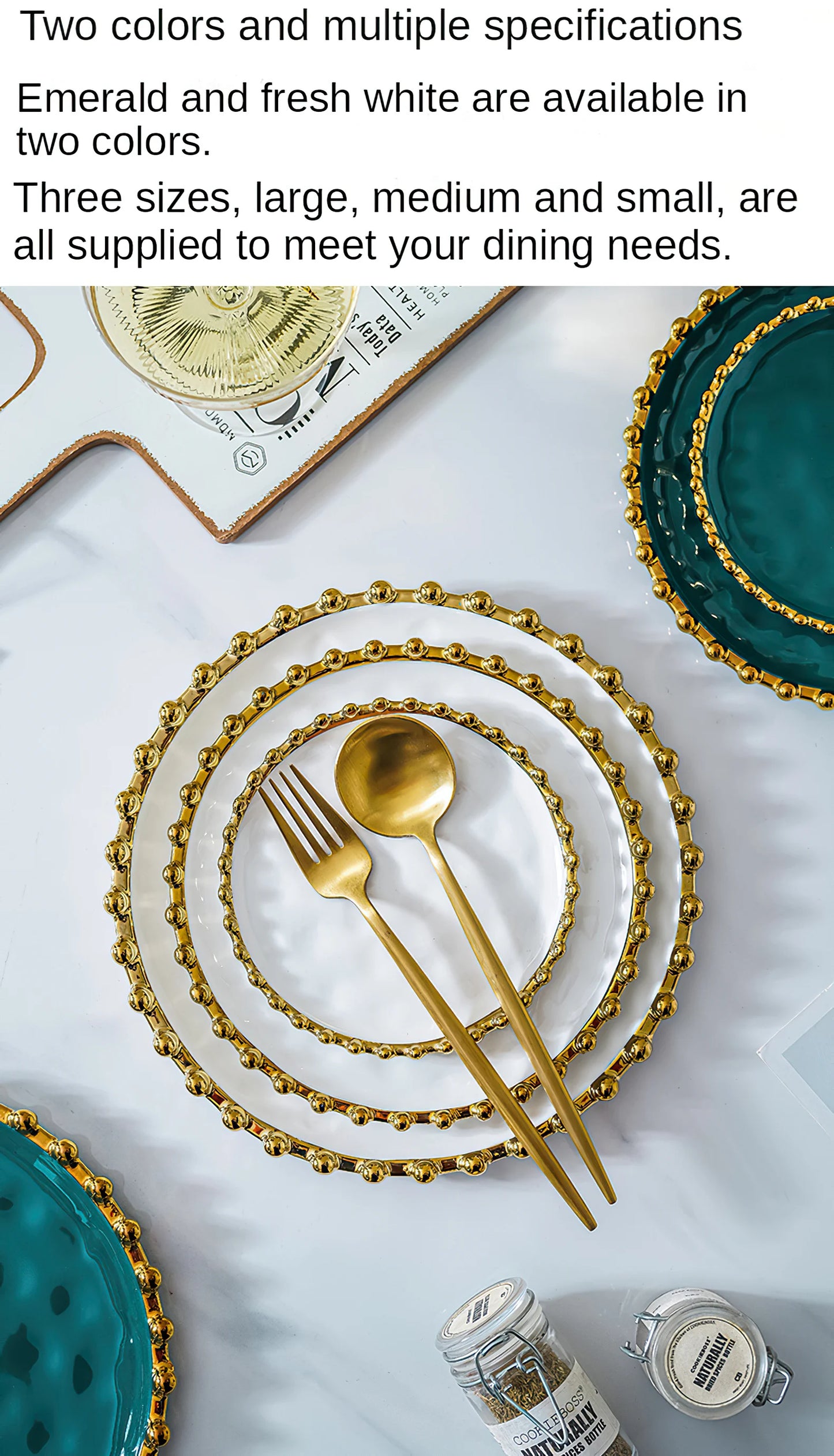 Ceramic Western Dinner Plate Phnom Penh Creative Green Relief Sculpture Steak Dessert Dish Meal Snack Fruit Salad Flat Plate.