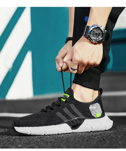 New Fashion Runnning Sport Shoes Men Sneakers Lightweight Breathable Mesh Comfortable Men's Casual Shoes Outdoor Jogging Zapatos