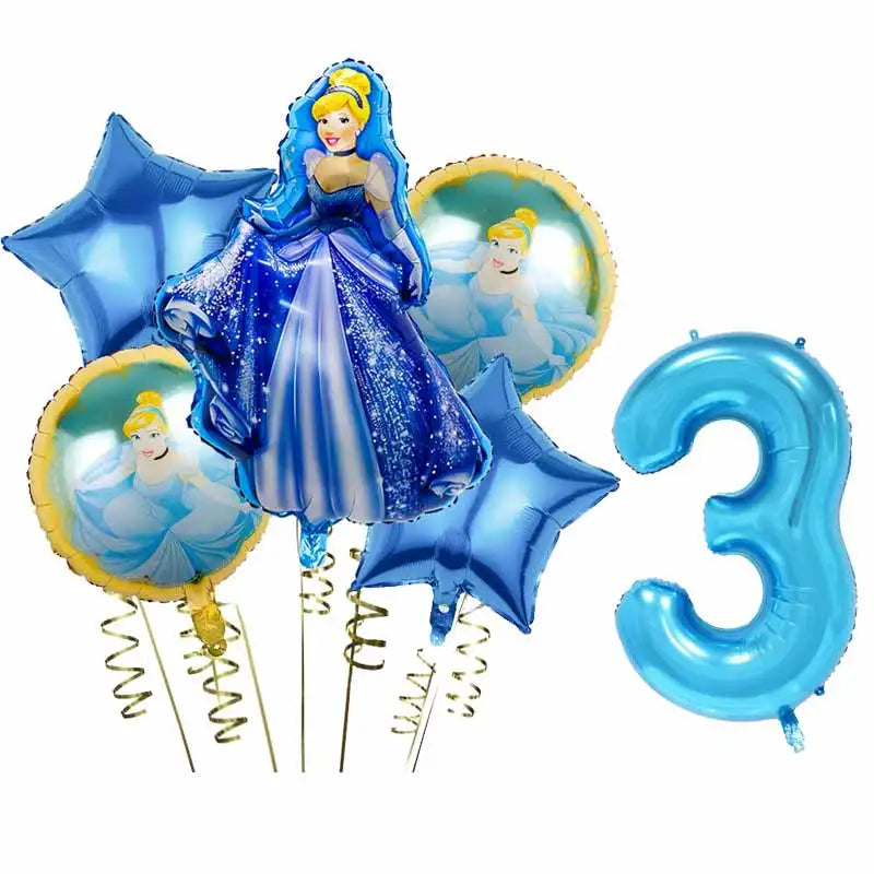 Disney Cinderella Geburtstag Dekoration Party Liefert Hintergrund Geschirr Set Luftballons Dekoration Party Gefälligkeiten Für Kinder Geburtstag