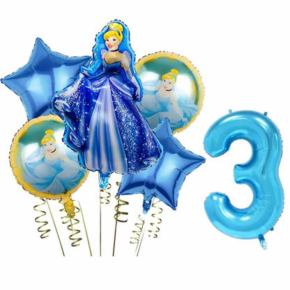Disney Cinderella Geburtstag Dekoration Party Liefert Hintergrund Geschirr Set Luftballons Dekoration Party Gefälligkeiten Für Kinder Geburtstag