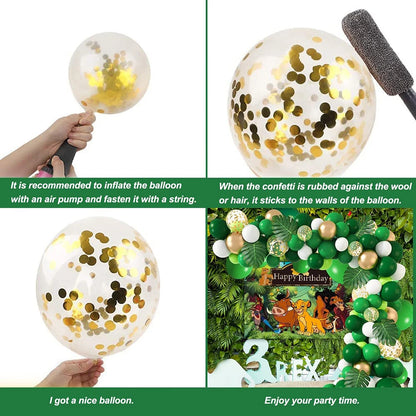 108 Stück König der Löwen Luftballons Bogen Girlande Kit Latex Luftballons liefert die Löwen könig Thema Jungen Baby Geburtstags feier Dekorationen.