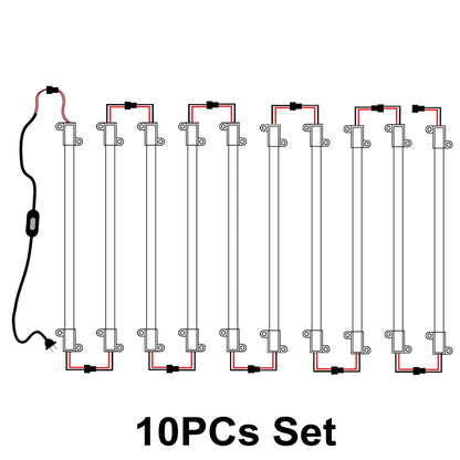 LED Tube Light AC220V  50cm 72LEDs High Brightness Night Bar 2835 Strip Energy Saving lamp for Home Kitchen Cabinet Wall Decor