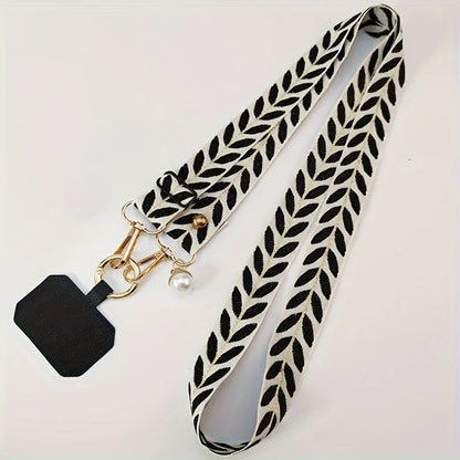 Adjustable Long Mobile Phone Lanyard Wrist Straps Lanyard for Keys Phone Charm Phone Strap Charm Strap Anti-lost Strap Rope.