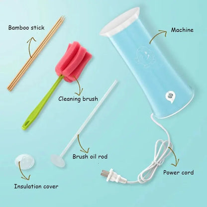 5-in-1 Automatic Egg Cooker Machine - Omelette/Tamagoyaki/Egg Roll Maker for Breakfast with Compact Design .