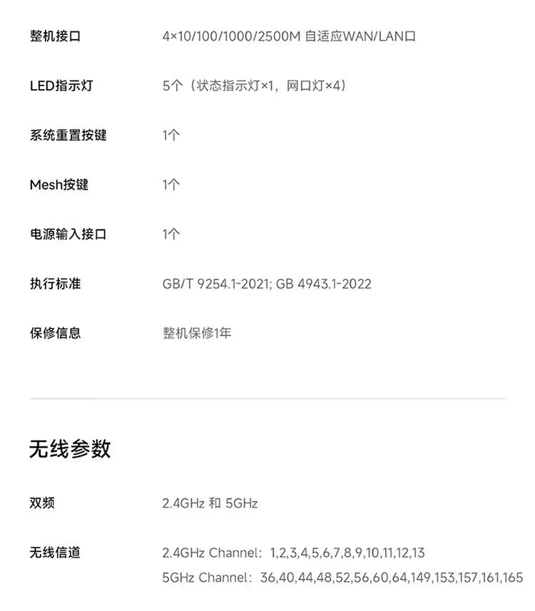 Xiaomi Router BE6500 Pro Wifi 7 Hub Gateway IPTV 2.5G Ethernet Port 1GB Large Memory OFDMA IPV6 WPA3 Repeater Signal Amplifier