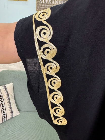 Muslimische Reine Abayas Für Frauen Dubai Baumwolle Applikationen Lose Fit Femme Robe Türkei Islam Traditionelle Kleider Mit Kopftuch Turban.