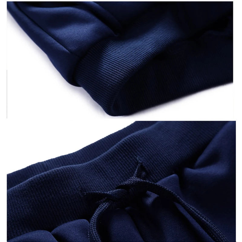 FGKKS 2023 Fashion Sports Men Sets Printed Hoodies Sweatshirt+Sweatpants Suit Mens 2 Pieces Sets Slim Tracksuit Male.