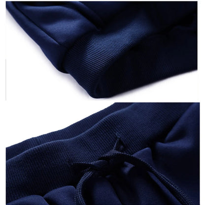 FGKKS 2023 Fashion Sports Men Sets Printed Hoodies Sweatshirt+Sweatpants Suit Mens 2 Pieces Sets Slim Tracksuit Male.