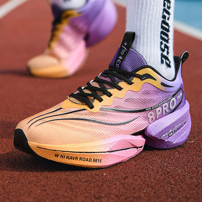 Neue männer Turnschuhe Hohe Qualität Carbon Platte Laufschuhe Stilvolle Atmungsaktive Casual Sportschuhe Männliche Trainer Tennis Schuhe.