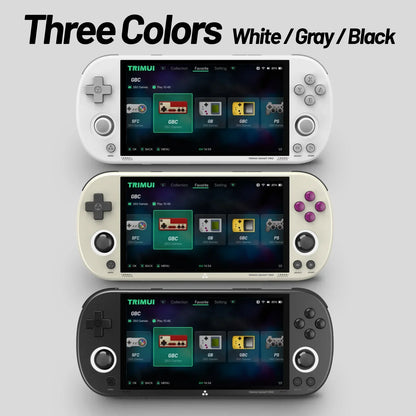 Trimui Smart Pro Handheld Game Console 4.96''IPS Screen Linux System Joystick RGB Lighting Smartpro Retro Video Game Player Gift.