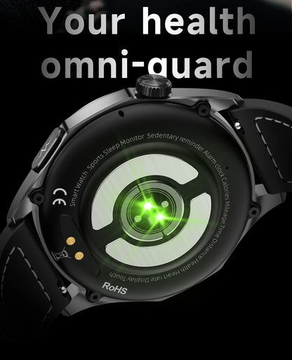 2025New Micro Physical Examination Blood Lipids Uric Acid Blood Pressure Smart Watch ECG+PPG Clock Bluetooth Call Smartwatch Men.