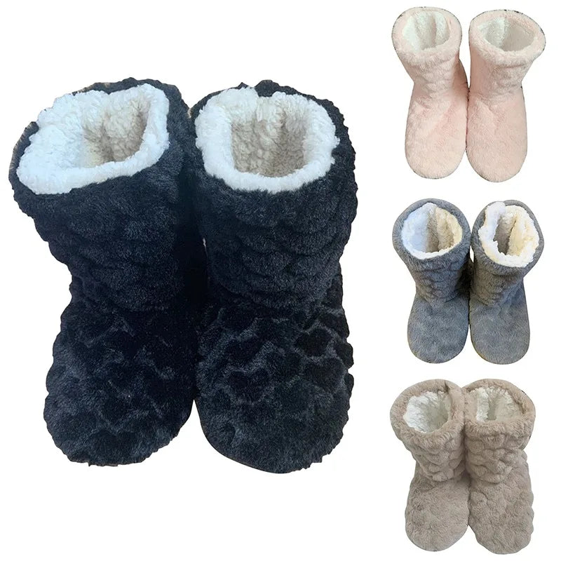 Thick Thermal Socks Men Women Winter Warm Home Soft Thickened Plus Velvet Sleeping Anti Slip Floor Slipper Sock For Christmas.