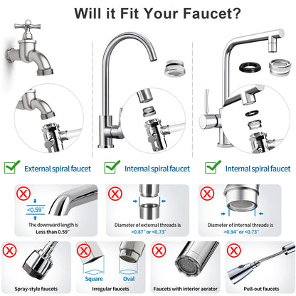 ALTHY Countertop Faucet Drinking Water Filter Purifier Ultrafiltration System, Reduces 99% Bacteria, Chlorine, Heavy Metals,Odor.