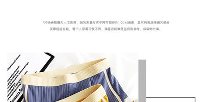 3 Teile/paket 100% Baumwolle Solide Gestreiften männer Boxer Sexy Atmungsaktive Mesh U Gabelung Unterwäsche Hohe Elastische Erweitern Bund Unterhose