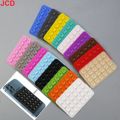 JCD 24 Square Thickened Silicone Suction Cup Suction Cups Mobile Phone Tablet Luggage Suction Cup Universal Charger Leather Case.