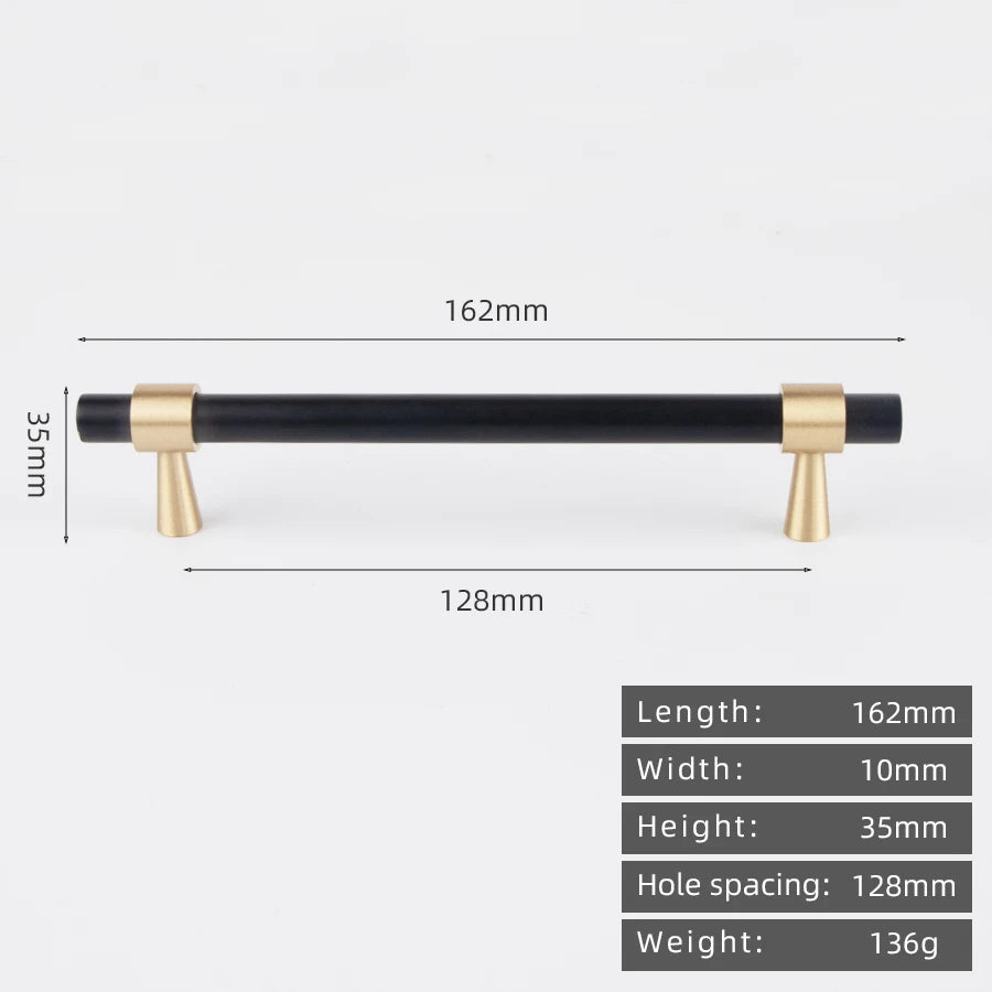 KEDLO Solid Brass Brushed Antique Brass Bronze 500mm Pull Drawer Knobs T Bar Kitchen Cabinet Handle