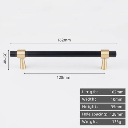 KEDLO Solid Brass Brushed Antique Brass Bronze 500mm Pull Drawer Knobs T Bar Kitchen Cabinet Handle