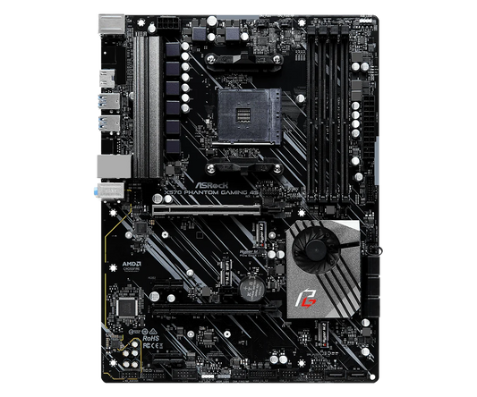 X570 Motherboard ASROCK X570 Phantom Gaming 4S Socket AM4 4×DDR4 128GB PCI-E 4.0 SATA III HDMI ATX For Ryzen 5000 G-Series cpu.