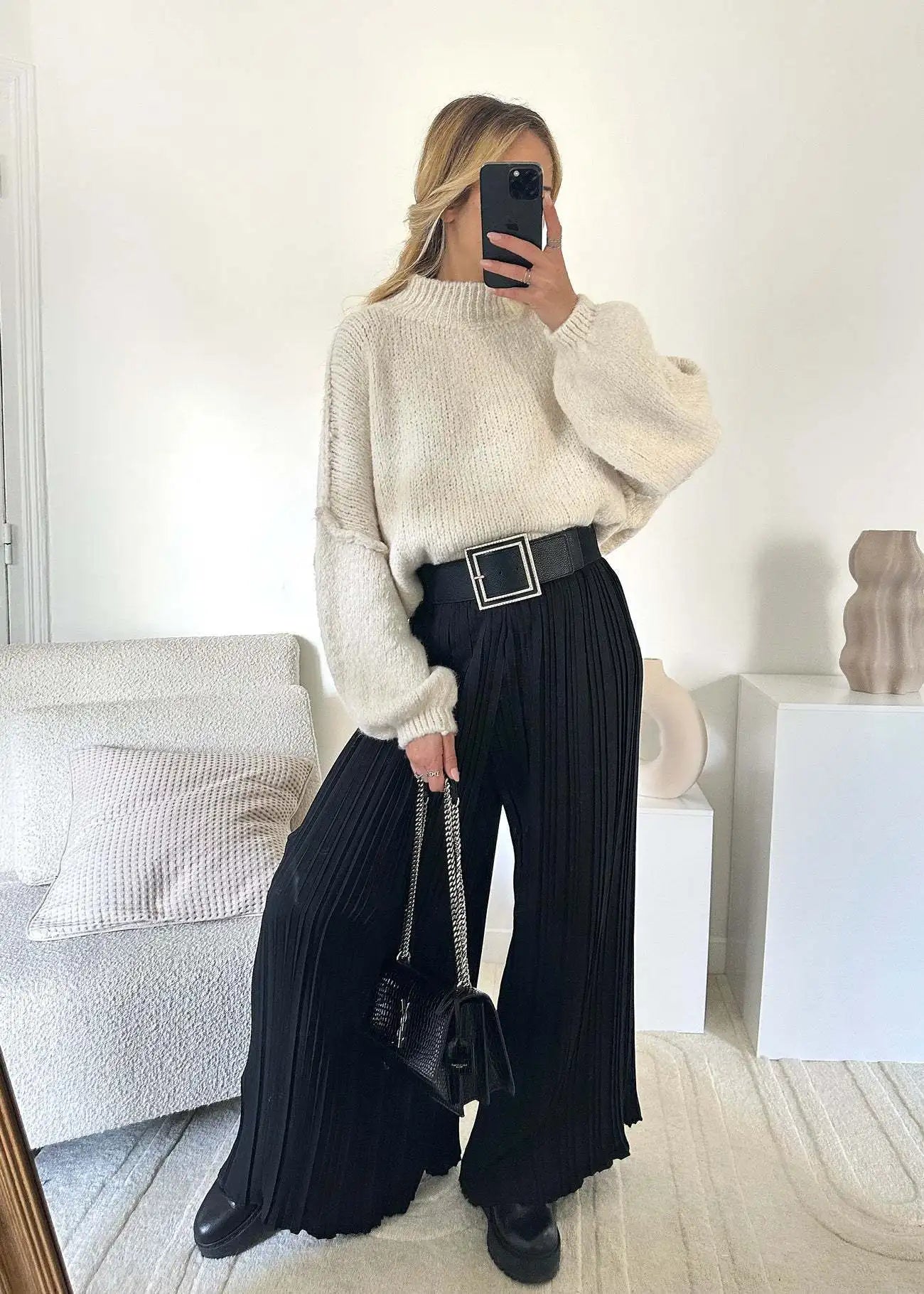 Neue Herbst/Winter frauen Pullover Einfarbig Halb-rollkragen Casual Pendler Stil Stricken Pullover Lose Pullover einfach Alle-spiel