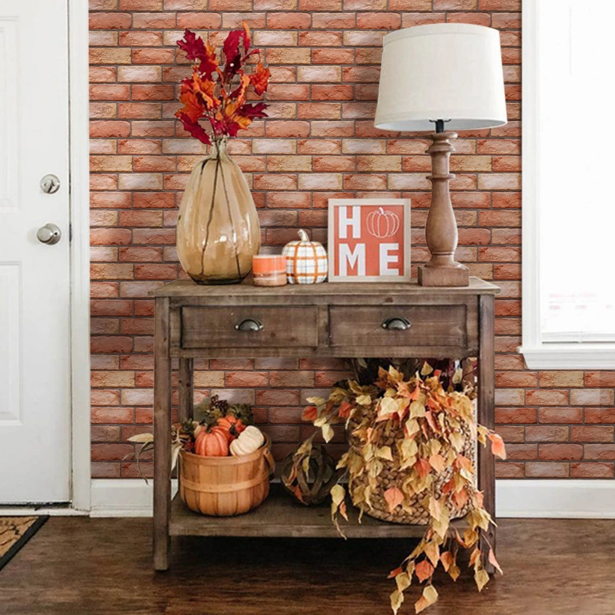 1/10pcs 3D Wall Sticker Self-adhesive Faux Brick Wall Panel Peel and Stick Kitchen Tile Backsplash Bathroom Wall Tile Sticker