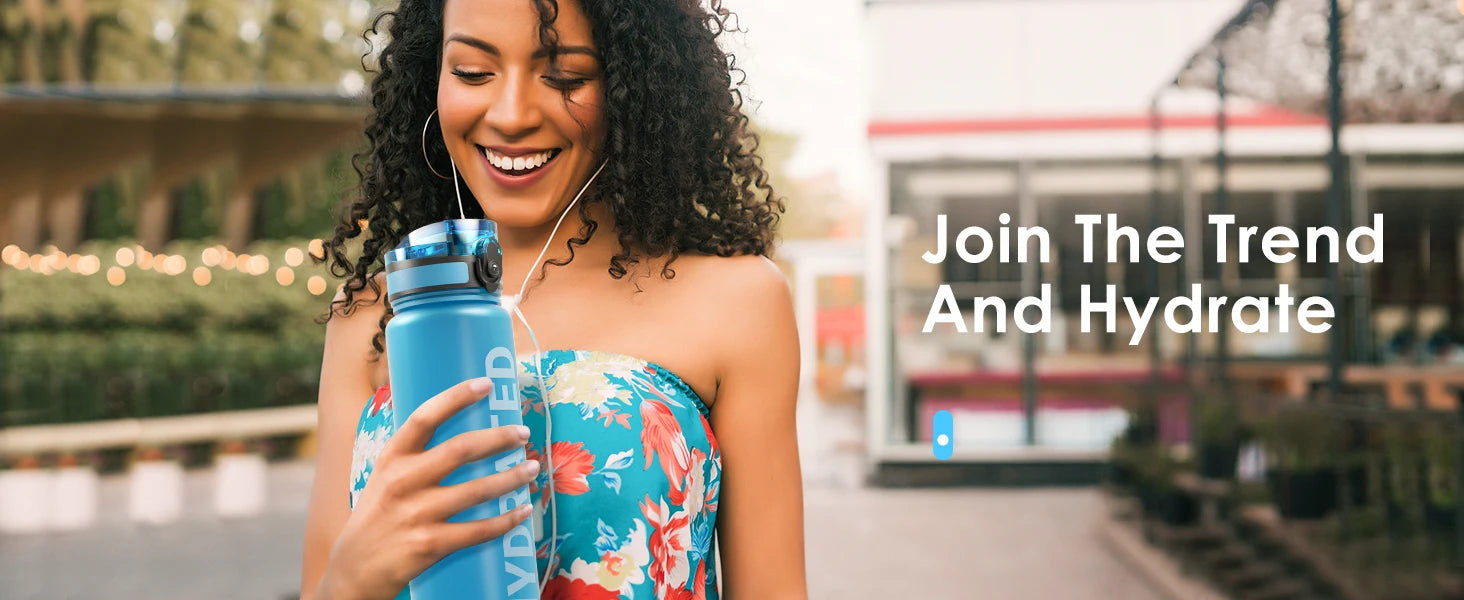 32oz Water Bottle Motivational Sport Water Bottle Leakproof Drinking Bottles Outdoor Sports Travel Kettle Drinking Water Bottle.