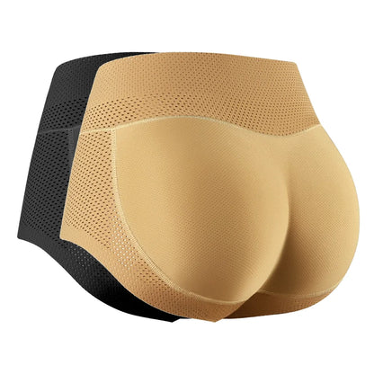 Women Body Shaper Buttocks Padded Panties Mid-Waist Hip Pad Fake Butt Lifter Underwear With Filling Buttocks Push Up Underwear.