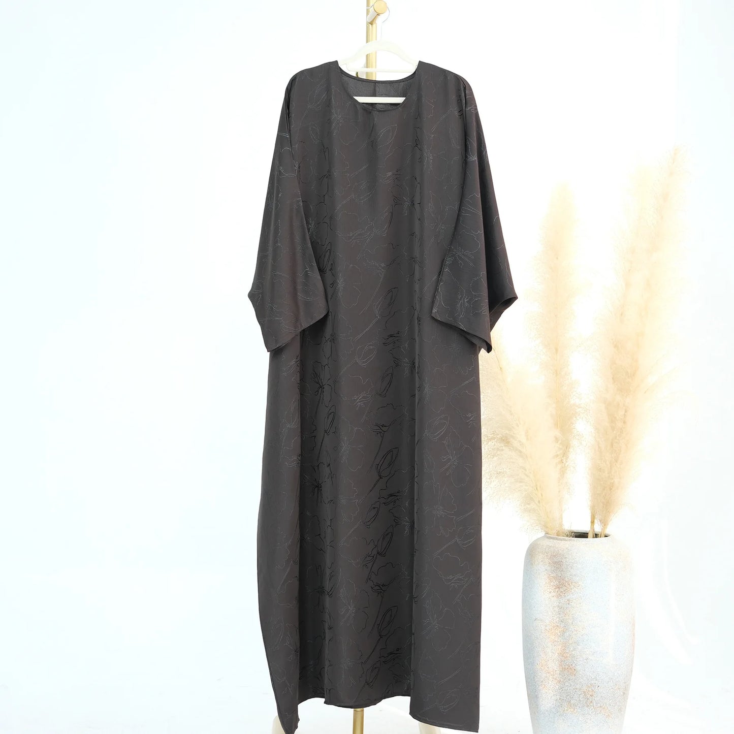 Luxury 2 Piece Muslim Outift Sets for Women Ramadan Dubai Hijab Abaya Dress Islamic Party Kaftan Robe Elegant Turkey Gown 2025