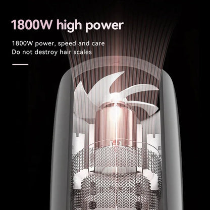 Kemei Professional Travel Hair Dryer Lightweight Design Powerful Fast Drying Compact Blower Dryer Hair Styling Tool Hammer Shape