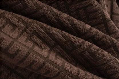 Women Sweater Wide Leg Pant Two Piece Set Muslim Knitted Pullover Casual Knit Outfits Suits Musulman Ensemble Autumn Winter 2025.