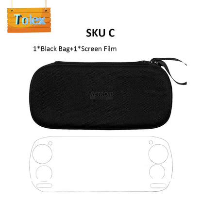 Retroid Pocket 5 Shell Cover and Bag Compatible Handheld Game Console Portable Carry Bag Protected RP5 Suitable in Packed