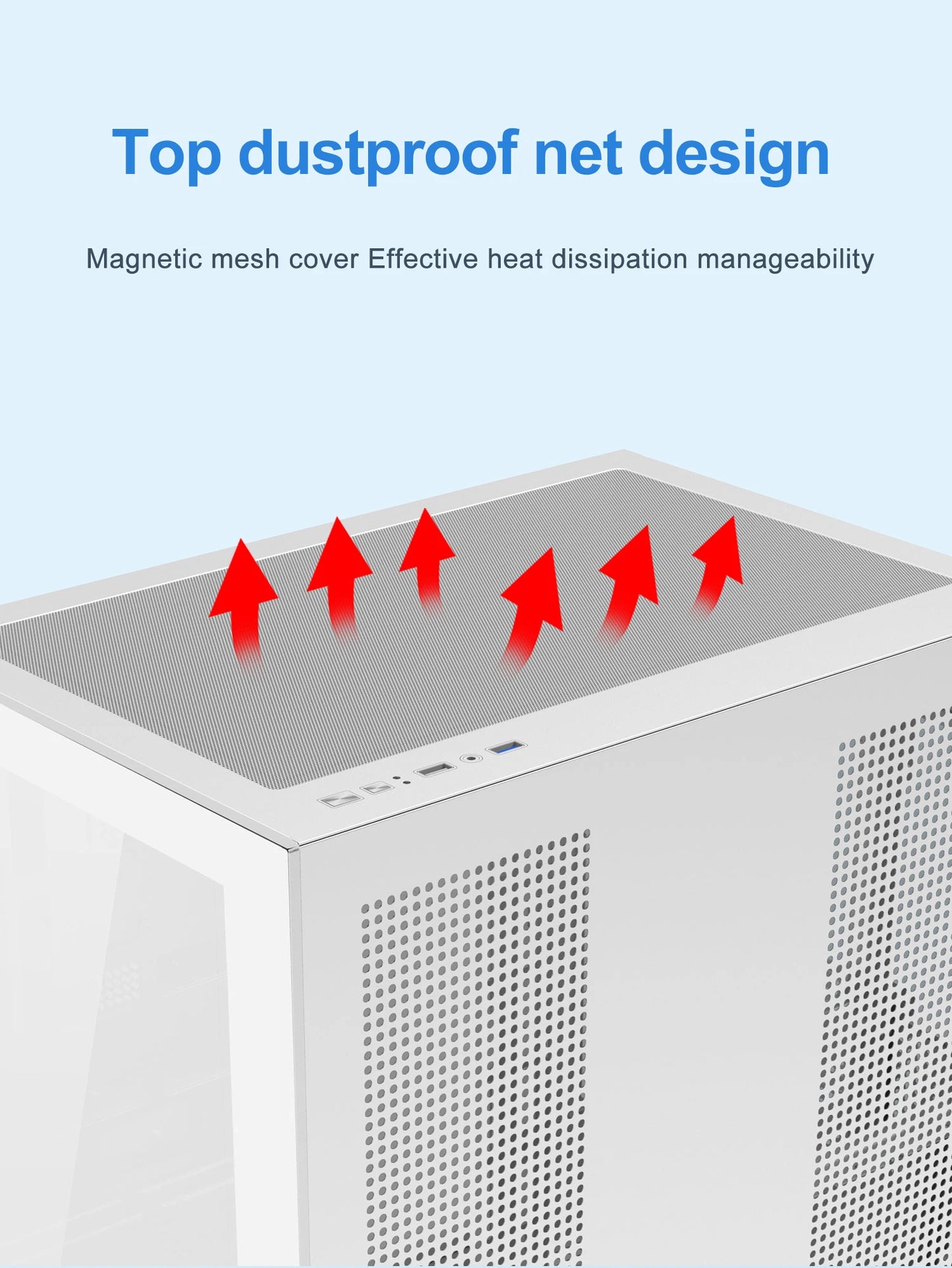 Power Train Dream PRO Seaview Room Chassis ATX Desktop MATX Glass Side Transparent 360 Water Cooled Game Console Computer Case.