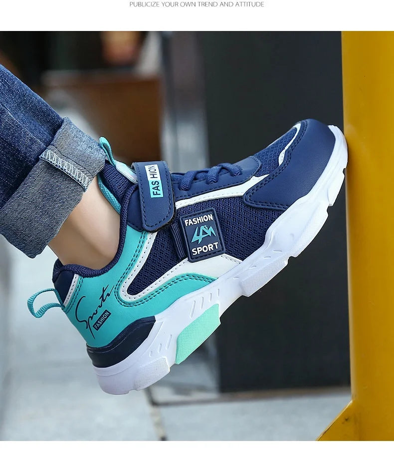 Children Sport Shoes Boys Fashion Mesh Breathable Casual Sneakers Lightweight Running Shoes Comfort.