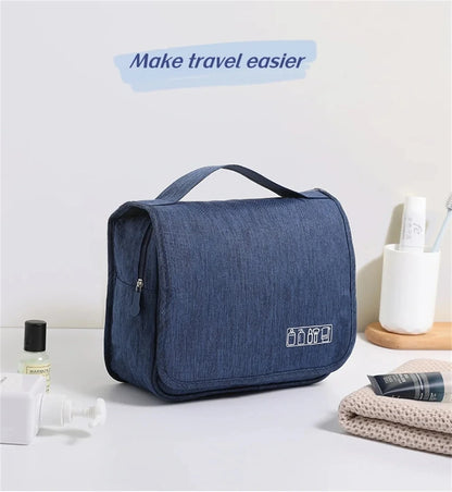 Foldable Toiletry Bag Organizer Hanging Storage Bathroom Makeup Case Cosmetic Bag Travel For Travel Business.