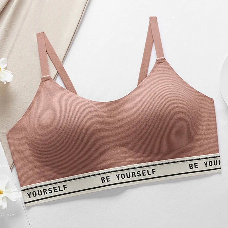 Women's Beautiful Back Sports Bra Elastic Sleeveless Vest Breathable Slim Crop Top with Adjustable Shoulder Straps.